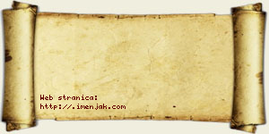 Dina Aksentijević vizit kartica